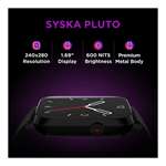 SYSKA Pluto SW250 Smart Watch (Space Black)